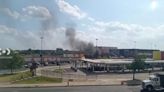 Firefighters respond to smoke showing from roof of Mondawmin Mall