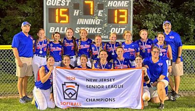 Toms River Little League 16U senior softball team wins states; on to World Series regionals