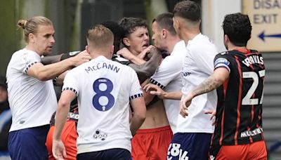 Preston’s Milutin Osmajic given eight-match ban for biting Blackburn’s Owen Beck