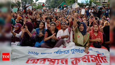 Why are hundreds of students protesting in Bangladesh? - Times of India