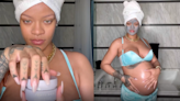 Pregnant Rihanna shows off her baby bump and 'flawless' skin in new Instagram video