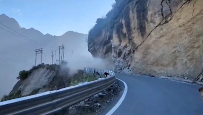 Video: Massive Landslide Blocks Badrinath Highway In Uttarakhand