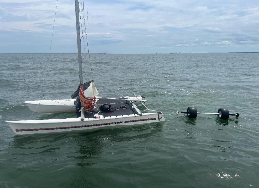 Coast Guard finds missing Virginia man's belongings on catamaran