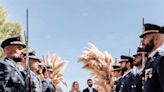 La espectacular boda castrense de Esmeralda Moya con el piloto del ejército Jaime Llopis