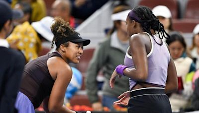 Coco Gauff and Naomi Osaka meet at a tennis coaching crossroads in Beijing