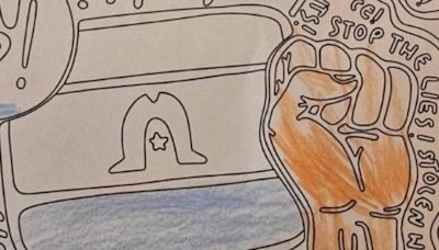 Outrage as kids given Black Lives Matter colouring-in sheets