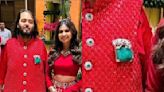 Anant Ambani's huge 'emerald brooch' on red kurta from Garba night leaves fashion enthusiasts in awe