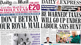 Newspaper review: Hunt's Labour warning and new Royal images
