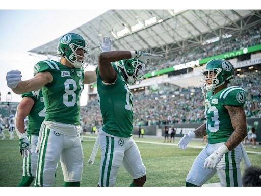 Roughriders remain undefeated after beating Argos 30-23 in Patterson’s first start