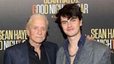 Michael Douglas, son Dylan step out for Broadway opening night of 'Good Night, Oscar'