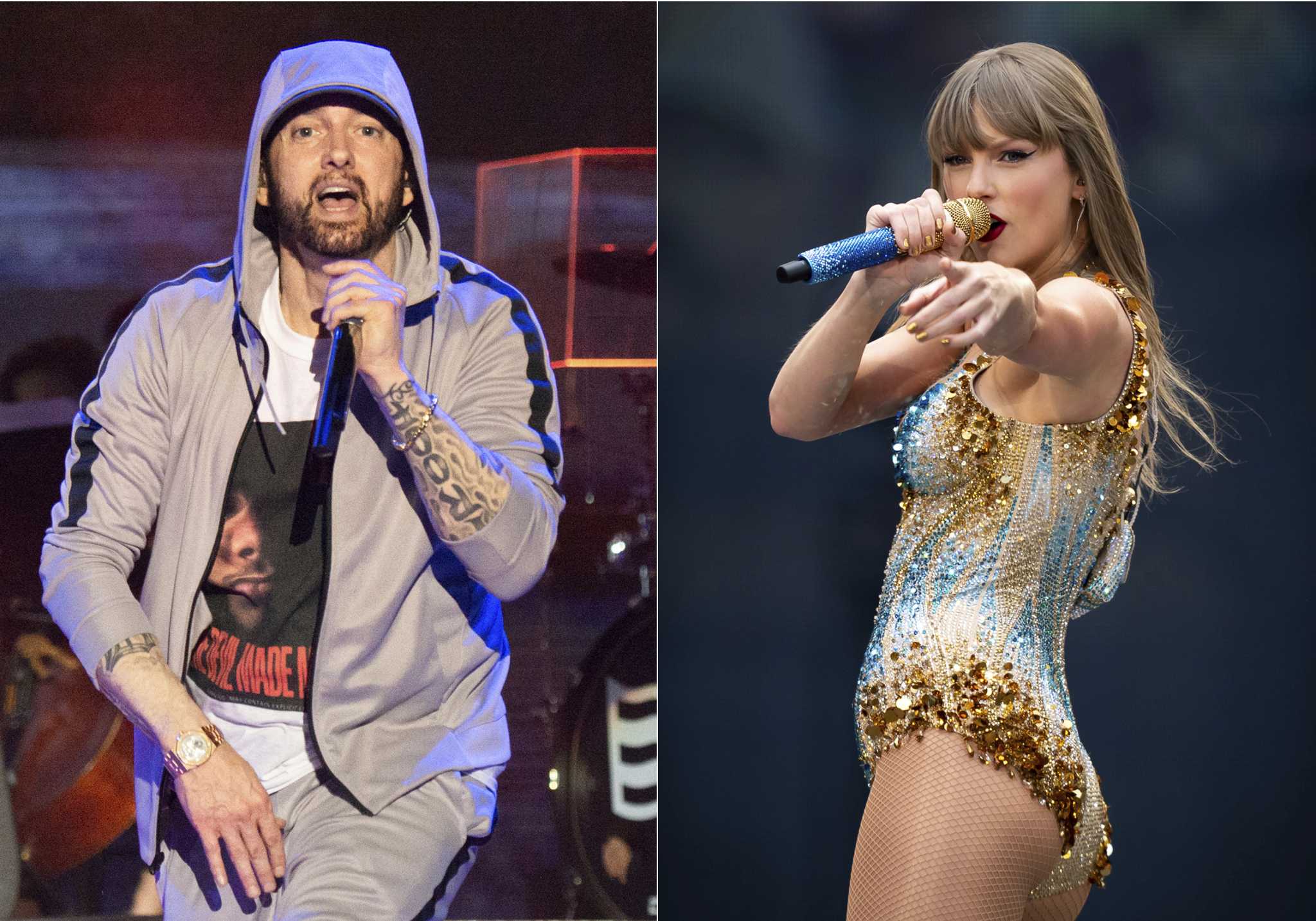 Eminem brings Taylor Swift's historic reign at No. 1 to an end, Stevie Wonder's record stays intact