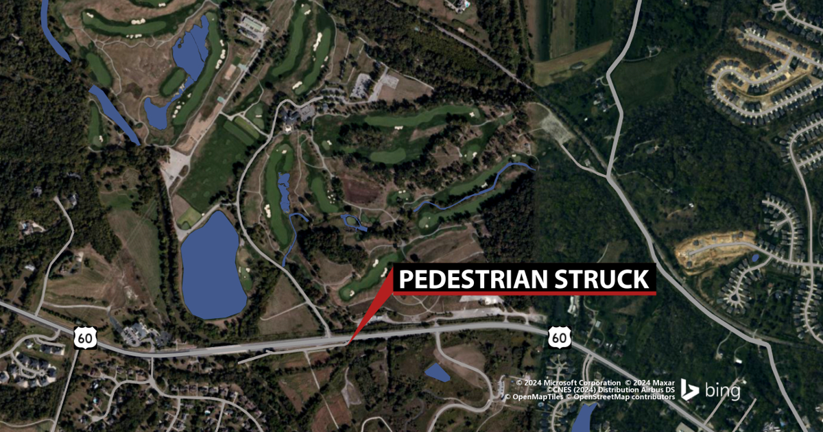 Pedestrian dies after being hit by shuttle bus outside Louisville's Valhalla Golf Club