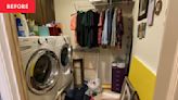 An ‘80s Laundry Room Goes from “Clutter Headquarters” to Organization Goals