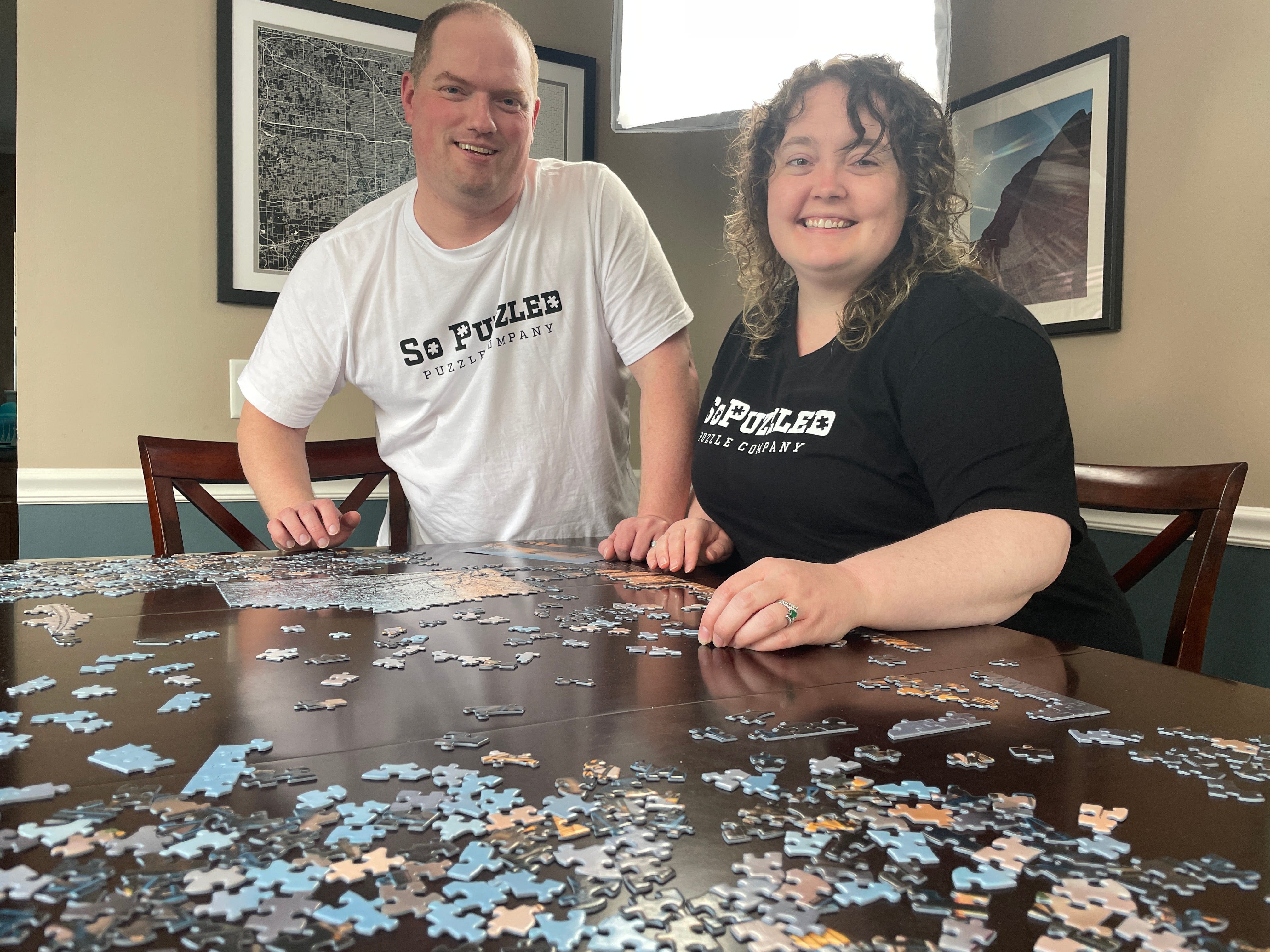 Genoa couple launches puzzle company celebrating Michigan