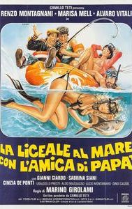 La liceale al mare con l'amica di papà