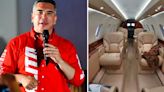 Así es el avión privado de Alito Moreno, dirigente nacional del PRI, que volaba a su cirujano plástico para verse ‘2040′