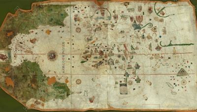 El primer mapa de América trazado por Juan de la Cosa