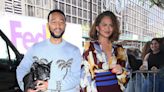 Chrissy Teigen puts on leggy display in hot pants with husband John Legend