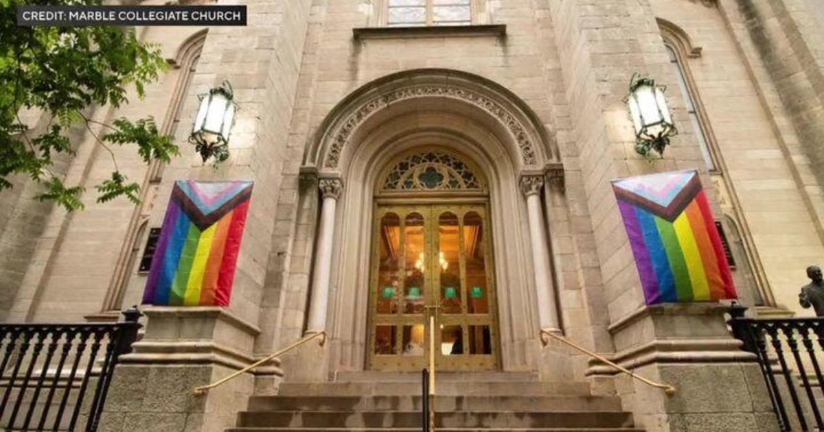 Video shows Pride banners ripped down at historic Manhattan church