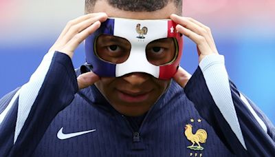 Masked Mbappe benched for France's Euro 2024 Netherlands match