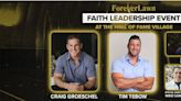 Tim Tebow, Craig Groeschel headlining Faith Leadership Event at Hall of Fame Village