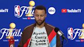 Stephen Curry Wears an 'Ayesha Curry CAN Cook' Shirt After She's Mocked by a Boston Sports Bar
