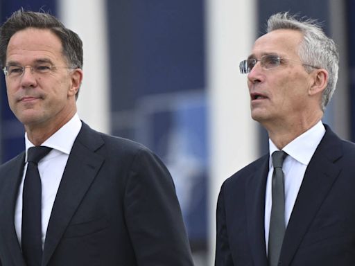 Nato’s longtime chief hands over to former Dutch premier Mark Rutte