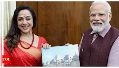 Hema Malini on her first meeting with PM Narendra Modi: I campaigned for him when he was Gujarat’s Chief Minister | - Times of India