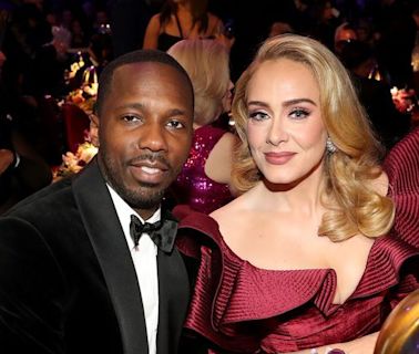 Adele Sparks Engagement Rumors After Wearing a Massive Diamond on Her Ring Finger