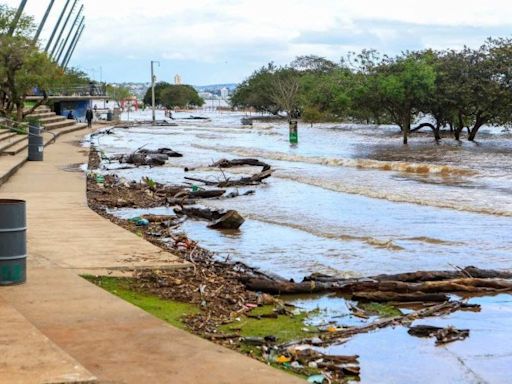 Lago Guaíba volta a ficar abaixo da cota de alerta após 12 dias