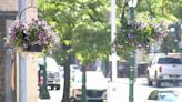 Hanging flower baskets ready to go up in Downtown Syracuse, as summer approaches