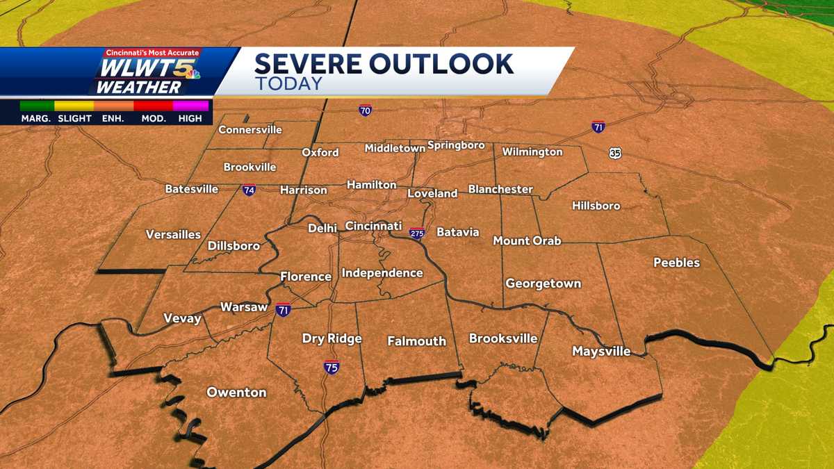 Weather Alert Day: Large hail, damaging winds, tornado threat all possible with Tuesday evening storms