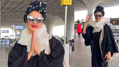 Rekha Makes Unique Appearance At The Airport; Fans Say It’s So Much Better Than Aishwarya’s Look At Paris Fashion...