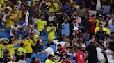 La agresión de dirigentes uruguayos a hinchas de Colombia tras la victoria Tricolor en la Copa América