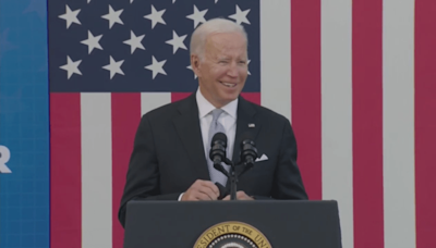 President Biden wrapping up Scranton visit