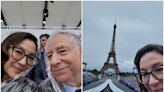 見證巴黎奧運開幕 楊紫瓊與夫穿雨衣現身：真是一場遊行