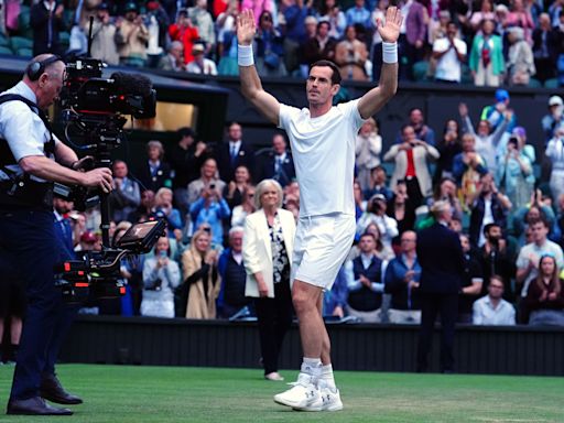 Andy Murray honoured on Centre Court as he nears end of Wimbledon career