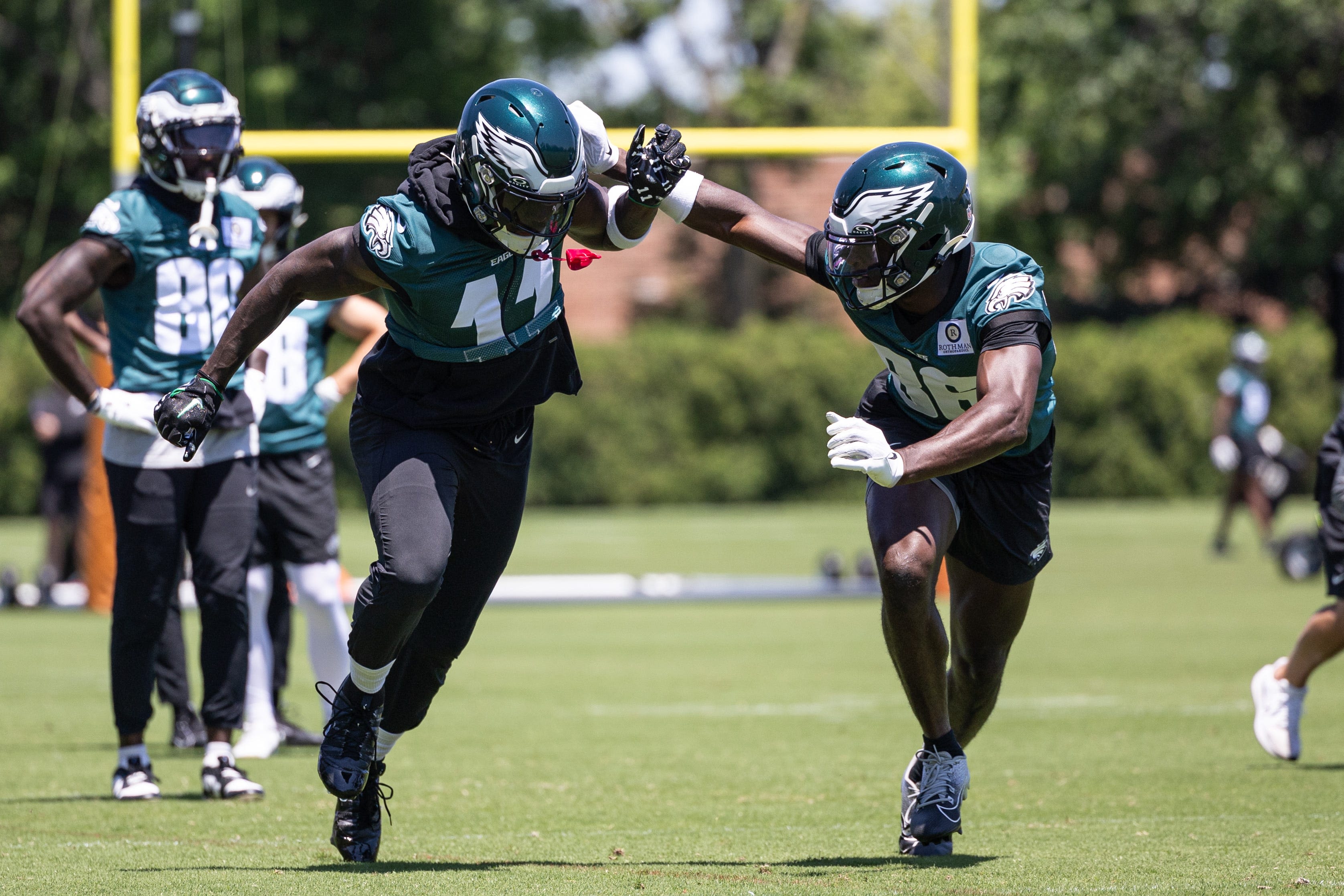 'That route was trash!' Why Quinyon Mitchell's trash talk meant so much to AJ Brown, Eagles