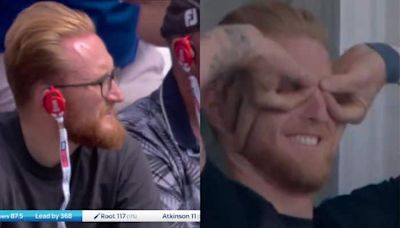 Ben Stokes Hilarious Reaction To Look-A-Like In Crowd Steals Spotlight During Thrilling England Vs West Indies Test...