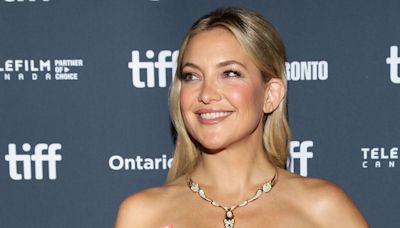 Kate Hudson Co-Signed the Peplum Trend With Her Bubblegum Pink Gown