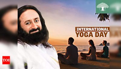 Every baby is a yoga teacher, observe his movements & follow, says Sri Sri Ravi Shankar | India News - Times of India