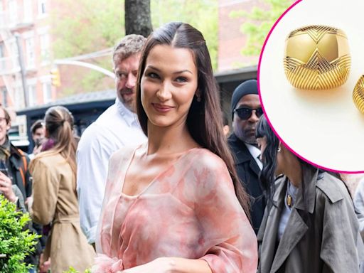 Bella Hadid Looks Good as Gold in Missoma's Eco-Friendly Jewelry