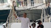 Torchbearers in Marseille kick off the Olympic flame's journey across the country