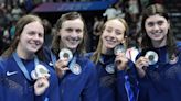 Ledecky wins record 13th medal with a silver. Summer McIntosh and Kate Douglass strike gold