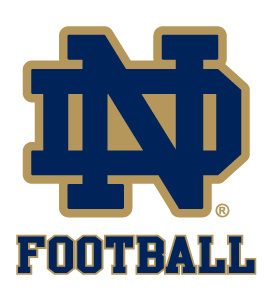 Details about Notre Dame Fighting Irish FOOTBALL #1 Clear Vinyl Decal ...