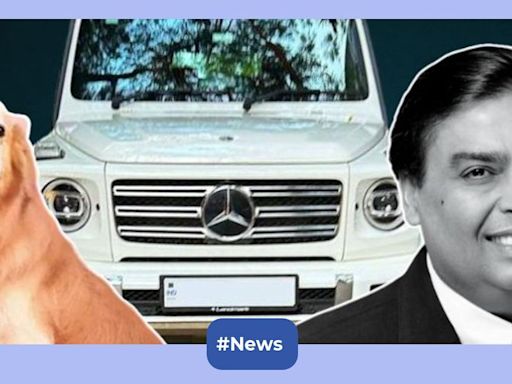 You won’t believe what Mukesh Ambani’s dog travels in – A luxury Mercedes G 400d worth Rs 3 Crore