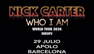 El integrante de Backstreet Boys Nick Carter actuará en la sala Apolo de Barcelona en julio