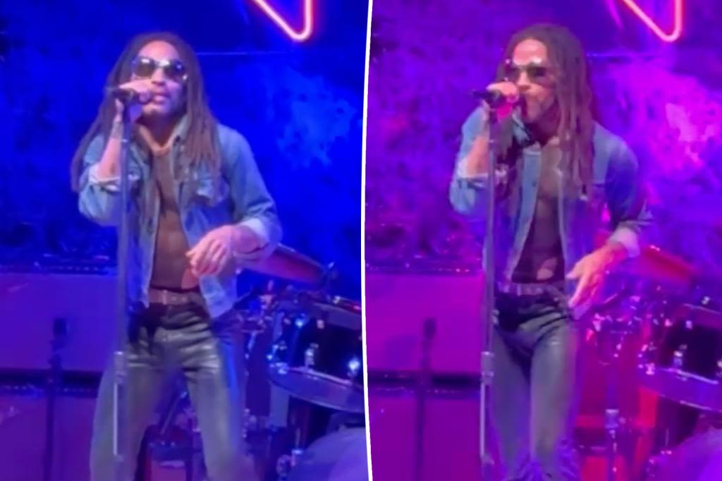 Lenny Kravitz performs legendary songs at star-studded Cannes Lions event