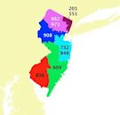 Area codes 609 and 640