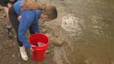 Pittsburgh-area elementary students release trout they raised from eggs